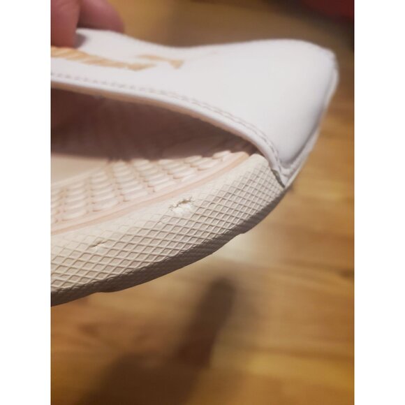 Puma Womens Slide Sandals US8 Light Pink Rubber Casual Footwear - Picture 9 of 10